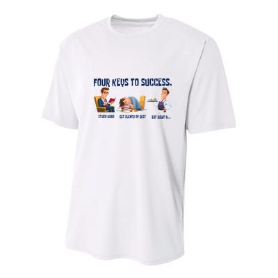 Four Keys To Success 4 Keys To Success Youth Performance Sprint T-Shirt
