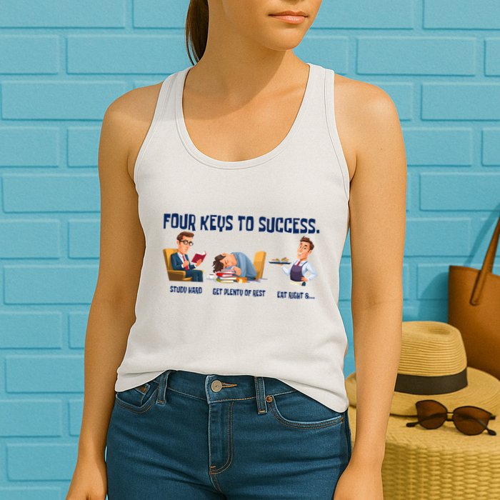 Four Keys To Success 4 Keys To Success Womens Tank Top