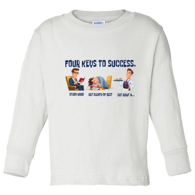 Four Keys To Success 4 Keys To Success Toddler Long Sleeve Shirt