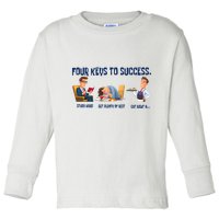 Four Keys To Success 4 Keys To Success Toddler Long Sleeve Shirt