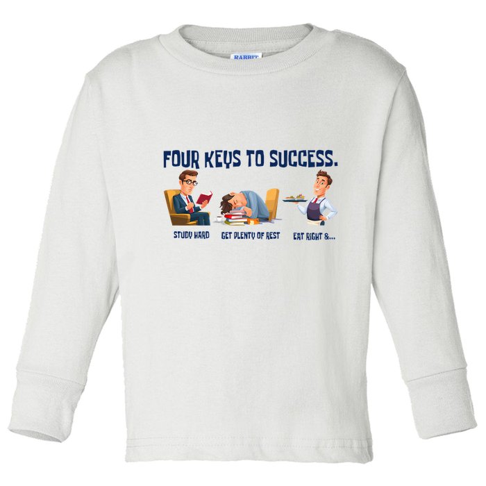 Four Keys To Success 4 Keys To Success Toddler Long Sleeve Shirt
