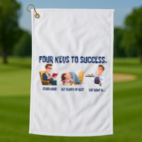 Four Keys To Success 4 Keys To Success Golf Towel