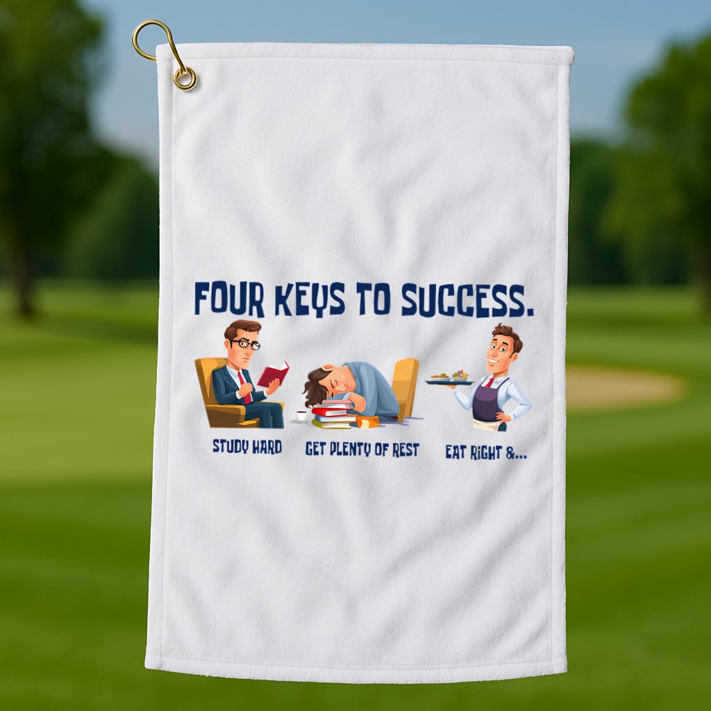 Four Keys To Success 4 Keys To Success Golf Towel