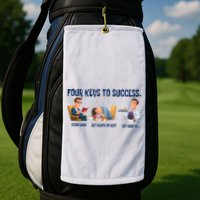 Four Keys To Success 4 Keys To Success Golf Towel