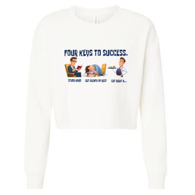 Four Keys To Success 4 Keys To Success Cropped Pullover Crew