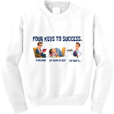 Four Keys To Success 4 Keys To Success Kids Sweatshirt