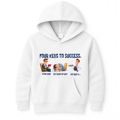 Four Keys To Success 4 Keys To Success Kids Hoodie