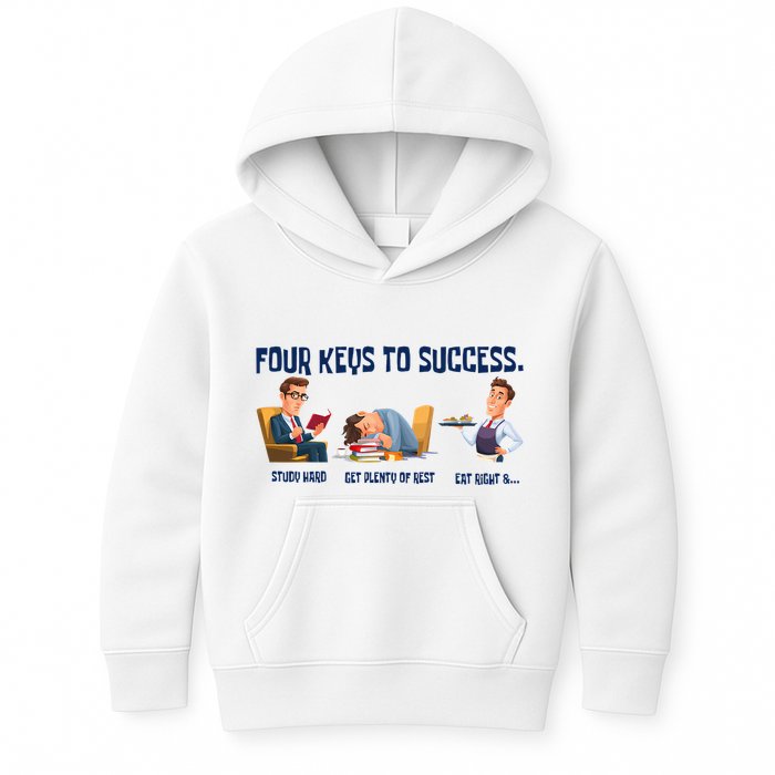 Four Keys To Success 4 Keys To Success Kids Hoodie