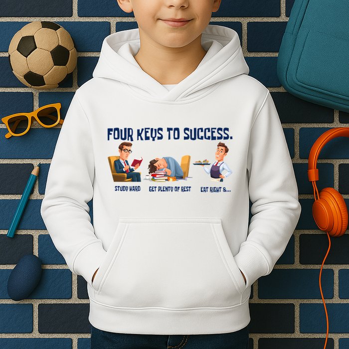 Four Keys To Success 4 Keys To Success Kids Hoodie