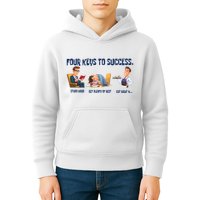 Four Keys To Success 4 Keys To Success Kids Hoodie