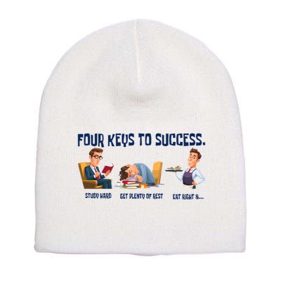 Four Keys To Success 4 Keys To Success Short Acrylic Beanie