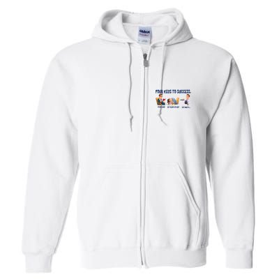 Four Keys To Success 4 Keys To Success Full Zip Hoodie