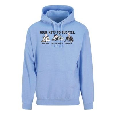 Four Keys To Success Unisex Surf Hoodie