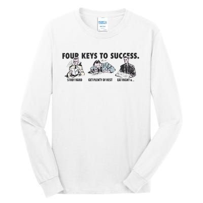 Four Keys To Success Tall Long Sleeve T-Shirt