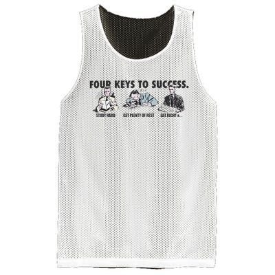 Four Keys To Success Mesh Reversible Basketball Jersey Tank