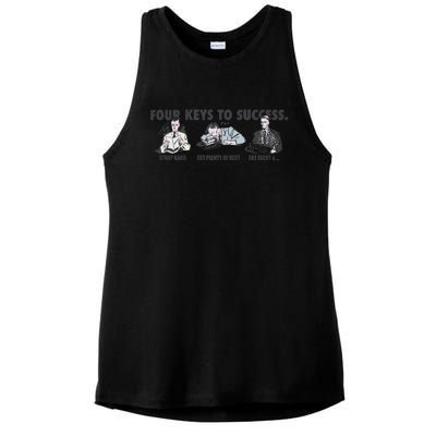 Four Keys To Success Ladies PosiCharge Tri-Blend Wicking Tank