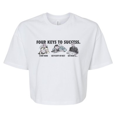 Four Keys To Success Bella+Canvas Jersey Crop Tee