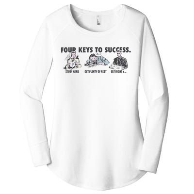 Four Keys To Success Women's Perfect Tri Tunic Long Sleeve Shirt