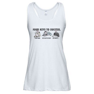 Four Keys To Success Ladies Essential Flowy Tank