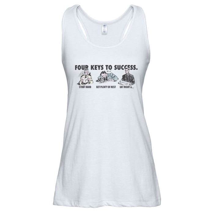 Four Keys To Success Ladies Essential Flowy Tank