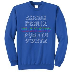 Funny Kindergarten Teacher Eleo Teaching Alphabet Cute Gift Sweatshirt