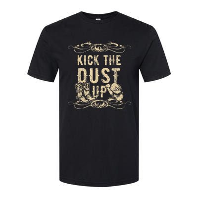 Funny Kick The Dust Up Country Vintage For Dancers Softstyle® CVC T-Shirt