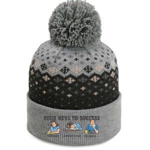 Four Keys To Success The Baniff Cuffed Pom Beanie