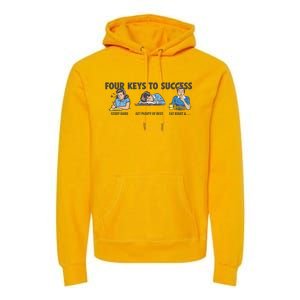 Four Keys To Success Premium Hoodie