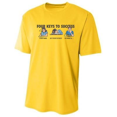 Four Keys To Success Performance Sprint T-Shirt