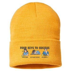 Four Keys To Success Sustainable Knit Beanie