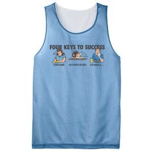 Four Keys To Success Mesh Reversible Basketball Jersey Tank