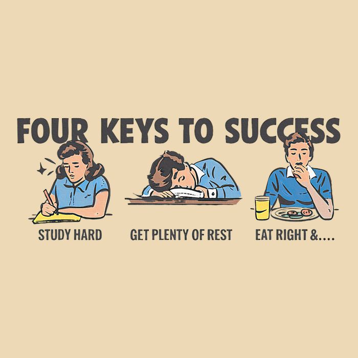Four Keys To Success Drawstring Bag