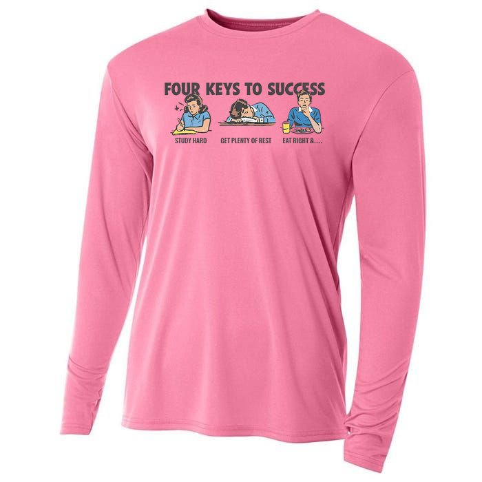 Four Keys To Success Cooling Performance Long Sleeve Crew