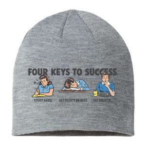 Four Keys To Success Sustainable Beanie