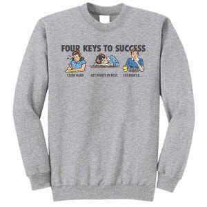 Four Keys To Success Tall Sweatshirt