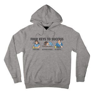 Four Keys To Success Tall Hoodie