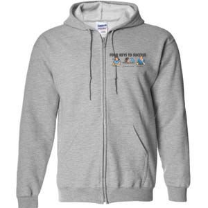 Four Keys To Success Full Zip Hoodie