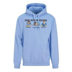 Four Keys To Success Unisex Surf Hoodie