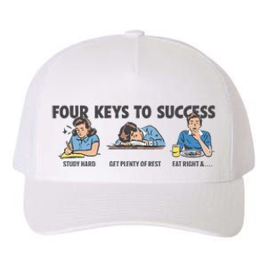 Four Keys To Success Yupoong Adult 5-Panel Trucker Hat