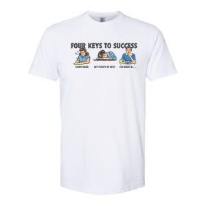 Four Keys To Success Softstyle CVC T-Shirt