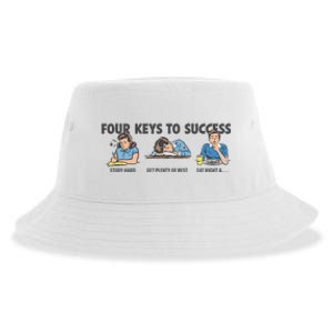 Four Keys To Success Sustainable Bucket Hat