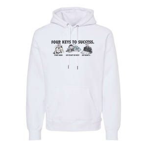 Four Keys To Success Premium Hoodie