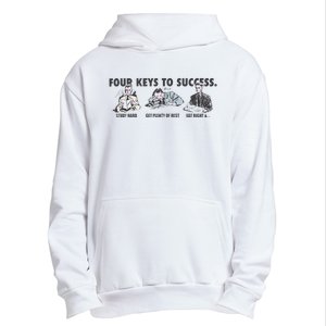 Four Keys To Success Urban Pullover Hoodie