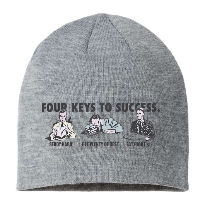 Four Keys To Success Sustainable Beanie