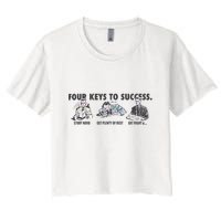 Four Keys To Success Crop Top