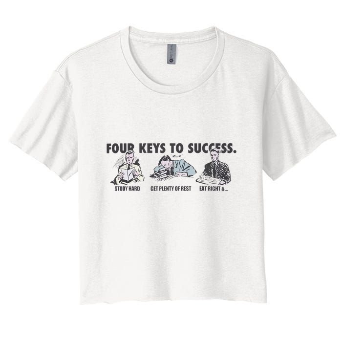 Four Keys To Success Crop Top