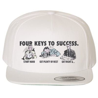 Four Keys To Success Wool Snapback Cap