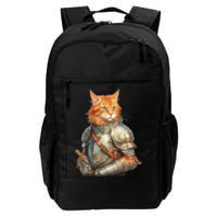 Feline Knight Templar The Crusader Cat Daily Commute Backpack