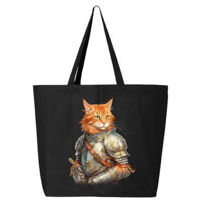 Feline Knight Templar The Crusader Cat 25L Jumbo Tote