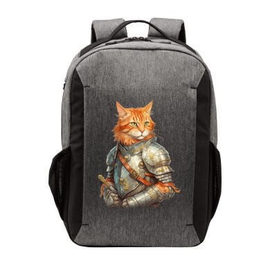 Feline Knight Templar The Crusader Cat Vector Backpack